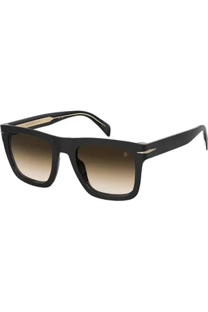 DB EYEWEAR BY DAVID BECKHAM Tilbehør, Herre, Sort, 54 MM, Uld, Sorte solbriller Stilfuld Ss25