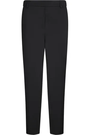 BLANCA Bukser, Dame, Sort, XS, Højtaljede sorte tapered bukser
