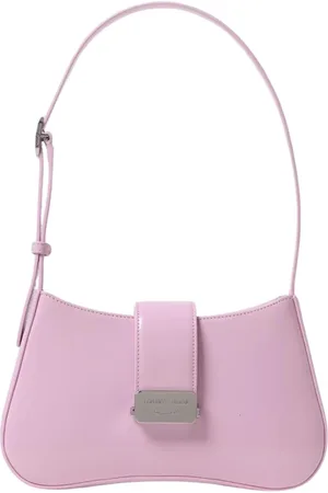 Emporio Armani Taske, Dame, Lyserød, ONE SIZE, Uld, Patentlæder Mini Skuldertaske