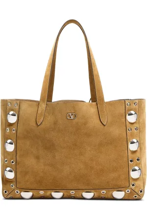 VALENTINO GARAVANI Taske, Dame, , ONE SIZE, Uld, Besat ruskind skuldertaske