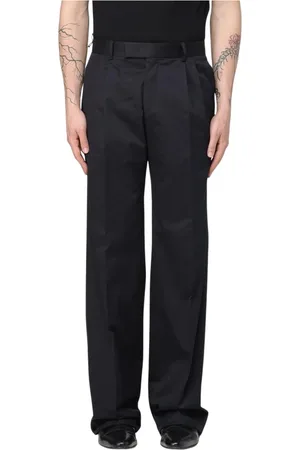 Karl Lagerfeld Bukser, Herre, Sort, XL, Plisserede bukser