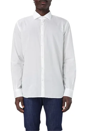 BROOKSFIELD Skjorte, Herre, Hvid, 3XL, Bomuld, Klassisk Hvid Skjorte