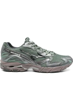 Mizuno Sko, Herre, Grøn, 42 EU, Grøn Snøresneaker med Gummisål