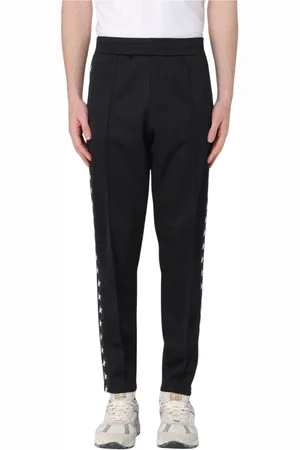 Golden Goose Bukser, Herre, Sort, L, Uld, Sorte Track Pants Stilfuldt Design
