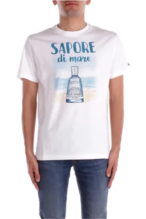 MC2 SAINT BARTH Top, Herre, Hvid, L, Bomuld, Logo Front T-shirts og Polos
