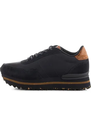 Woden Sko, Dame, Blå, 41 EU, Læder, Nora III Leather Plateau