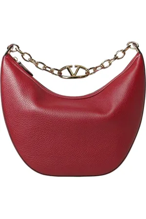 VALENTINO GARAVANI Taske, Dame, Rød, ONE SIZE, Uld, Stud Skuldertaske
