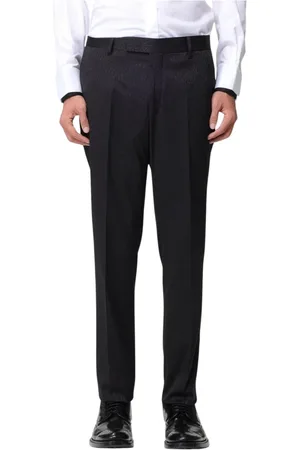 Karl Lagerfeld Bukser, Herre, Sort, XL, Slim Fit Dress Pants