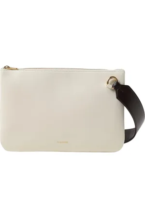 Jil Sander Taske, Dame, Hvid, ONE SIZE, Læder, Hvidt læder crossbody taske