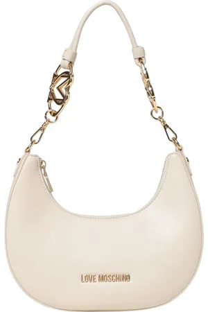 Moschino Taske, Dame, , ONE SIZE, Uld, Ivory Kæde Skuldertaske