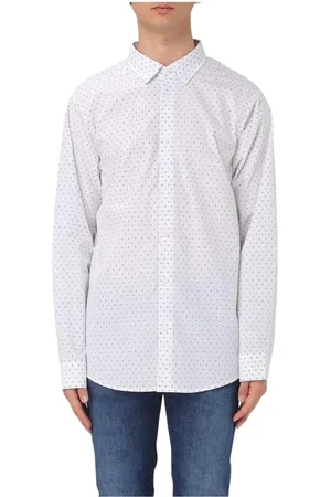Armani Exchange Skjorte, Herre, Hvid, S, Klassisk Hvid Button-Up Skjorte
