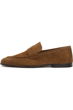 Kazar Sko, Herre, Brun, 42 EU, Uld, Brune ruskind loafers fra Limited Collection