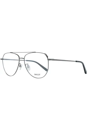 Bally Tilbehør, unisex, Grå, ONE SIZE, Uld, Gunmetal Aviator Optiske Rammer