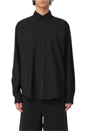 Fendi Skjorte, Herre, Sort, XL, Bomuld, Sort Bomuldssweater
