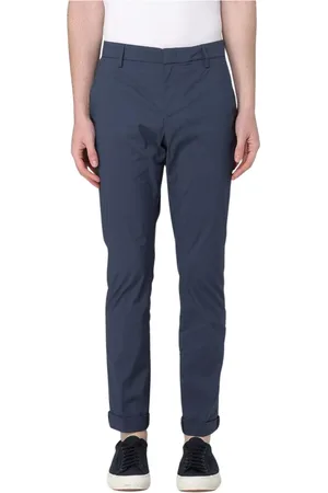 Dondup Bukser, Herre, Blå, W30, Alsindede Slim-Fit Beige Bukser