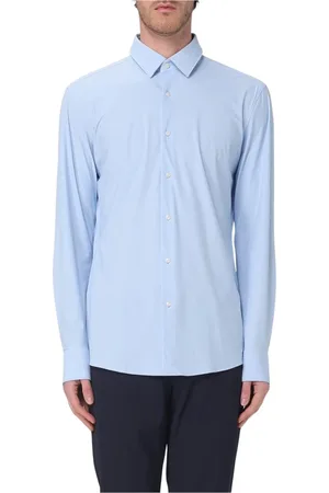 HUGO BOSS Skjorte, Herre, Blå, XS, Uld, Himmelblå Skjorte