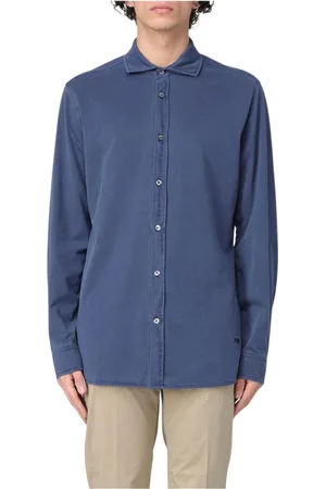 Woolrich Skjorte, Herre, Blå, S, Denim, Klassisk Denim Skjorte