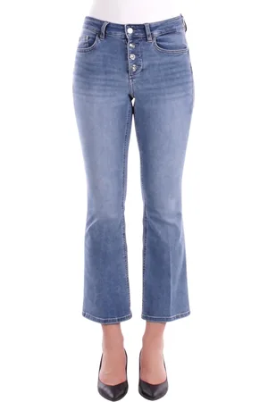 Liu Jo Jeans, Dame, Blå, W26, Bomuld, Logo Bag Jeans med Lommer