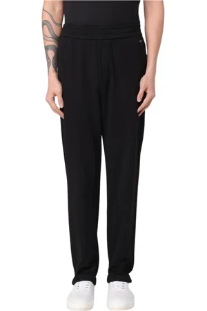 Fendi Bukser, Herre, Sort, S, Uld, Sorte Mænds Sweatpants Stilfuldt Model