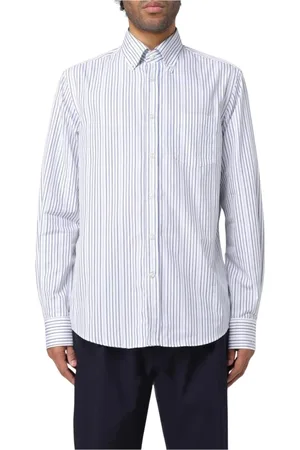 Paul & Shark Skjorte, Herre, Flerfarvet, 4XL, Bomuld, Multifarvet Stribet Oxford Skjorte