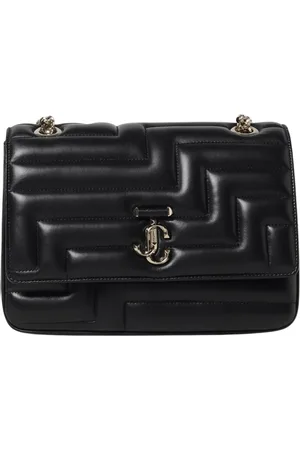 Jimmy Choo Taske, Dame, Sort, ONE SIZE, Uld, Quiltet læder skuldertaske
