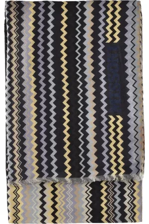 Missoni Tilbehør, Dame, Flerfarvet, ONE SIZE, Uld, Uld Silke Tørklæde