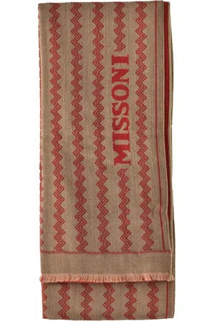Missoni Tilbehør, Dame, Rød, ONE SIZE, Uld, Uldtørklæde - Stilfuldt design
