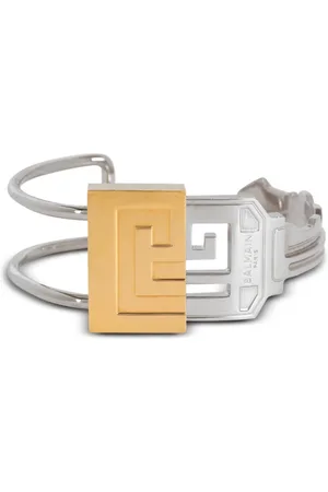 Balmain Tilbehør, Dame, Flerfarvet, S, Uld, Messing nøgle armbånd