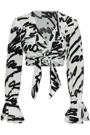 Balmain Bluser & Skjorter, Dame, Sort, XS, Silke Top