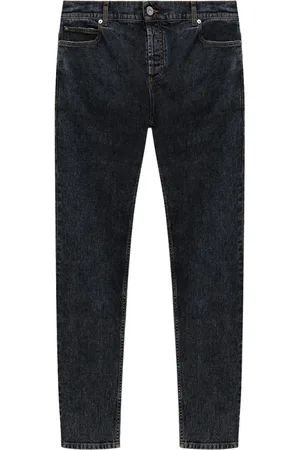 Balmain Jeans, Herre, Grå, W31, Bomuld, Slim-Fit Grå Jeans