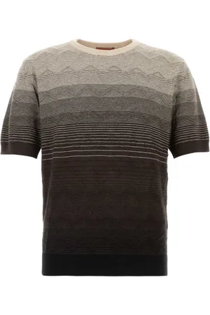 Missoni Top, Herre, Flerfarvet, 2XL, Broderet Conto T-shirt