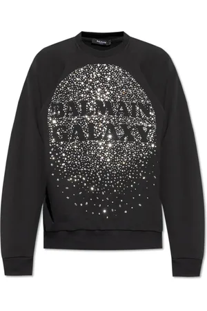 Balmain Sweathshirts & Hoodies, Herre, Sort, L, Bomuld, Sweatshirts Hoodies