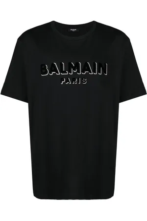 Balmain Top, Herre, Sort, XL, Bomuld, Sorte T-shirts og Polos fra