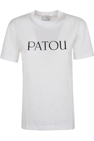 Patou Top, Dame, Hvid, M, Bomuld, Hvid T-shirt til kvinder