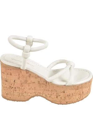 Gianvito Rossi Sko, Dame, Hvid, 39 1/2 EU, Hvide Sandaler Elegant Sommerstil
