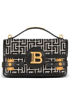 Balmain Taske, Dame, Sort, ONE SIZE, Uld, B-Buzz Shoulder 24 Taske