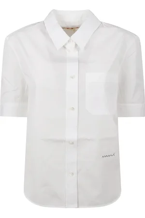 Marni Bluser & Skjorter, Dame, Hvid, S, Uld, Stilfulde Skjorter Kollektion
