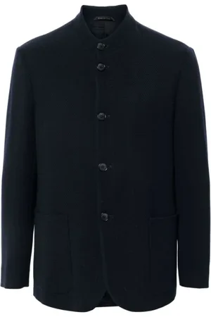 Giorgio Armani Jakke, Herre, Blå, XL, Uld, Midnight Uldjakke