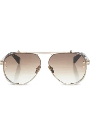 Balmain Tilbehør, unisex, Gul, ONE SIZE, Uld, Solbriller