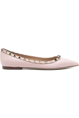 VALENTINO GARAVANI Sko, Dame, Lyserød, 38 1/2 EU, Rosa Ballerina Sko Elegant Stil