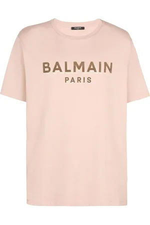 Balmain Top, Herre, , S, Bomuld, Flock & Foil T-Shirt