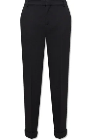 Balmain Bukser, Herre, Sort, M, Bomuld, Plisserede bukser