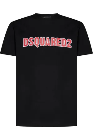 Dsquared2 Top, Herre, Sort, M, Uld, Stilfulde T-shirts til mænd