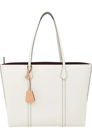 Tory Burch Taske, Dame, Hvid, ONE SIZE, Læder, Hvid Perry Taske med Charme