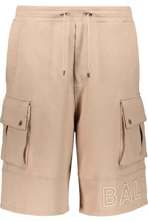 Balmain Shorts, Herre, , M, Bomuld, Bermuda Shorts med Lommer og Kontrastsyning