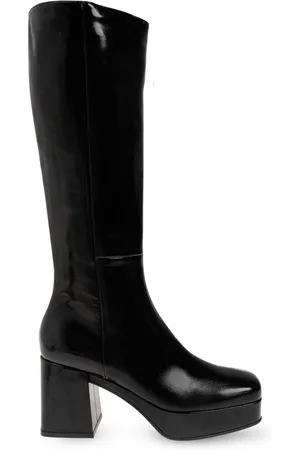 Gianvito Rossi Sko, Dame, Sort, 37 EU, Uld, Platformstøvler Daisen
