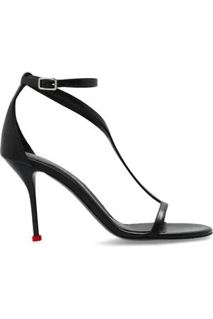 Alexander McQueen Sko, Dame, Sort, 36 EU, Uld, Hælede sandaler