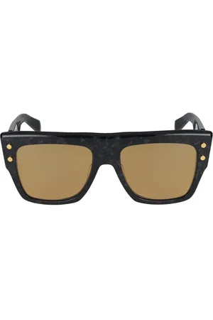 Balmain Tilbehør, unisex, Sort, 56 MM, Uld, Stilfulde solbriller - I