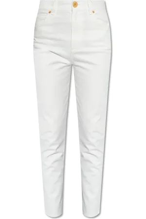 Balmain Jeans, Dame, Hvid, M, Slim-fit jeans