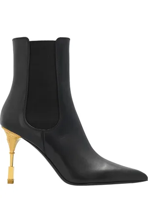 Balmain Sko, Dame, Sort, 36 EU, Uld, Moneta ankelstøvler